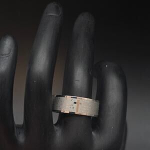 EdForce Stainless Steel Ring Lord's Prayer Size 9.75